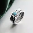 thumbnail image 4 of HOOUN Women 925 Silver Rings Cubic Zirconia Wedding Engagement Ring Jewelry Size 6-10-#3-10, 4 of 5