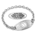 thumbnail image 1 of MedicEngraved Stainless Steel Custom Medical Alert Bracelet - 5mm Oval Link, 1 of 8