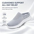 thumbnail image 5 of CHICVOMEY Comfort Women Sneakers Lightweight Slip On Sneakers Shock Absorbing Mesh Walking Shoes for Daily Outdoor & Indoor Home Use, 5 of 8