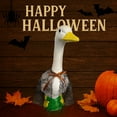 thumbnail image 5 of Halloween Porch Goose Outfits - Yard Goose Outfits Pumpkin Costume with Glasses Fall Halloween Goose Clothes for 23" Goose Outdoor Patio Yard Lawn Art Decoration, 5 of 6
