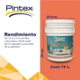 thumbnail image 5 of PINTEX Kit Pinta-me Pintura Vinil-Acrílica 19 L | Incluye Brocha, Mini Rodillo, Felpas, Masking Tape y Plastiprotector | Acabado Mate | Fácil Aplicación | Interiores y Exteriores | Toronja, 5 of 5