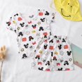 thumbnail image 1 of Diseñador de la marca Ropa de dibujos animados Mickey Mouse Baby Boy Ropa de verano Camiseta + pantalones cortos Baby Girl Conjuntos de ropa informal Tan Jianjun unisex, 1 of 2