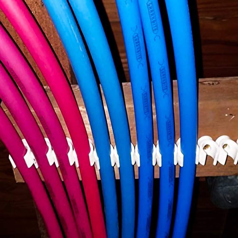Modular Pex Clips 1/2 Pex Tubing Noa Store 130-Piece PEX Pipe Support Clips – 1 Inch U ...