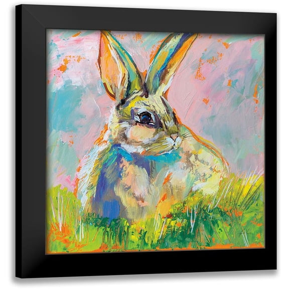 Vertentes, Jeanette 12x12 Black Modern Framed Museum Art Print Titled - Bugsy