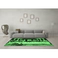 thumbnail image 3 of Ahgly Company Indoor Rectangle Persian Emerald Green Traditional Area Rugs, 8' x 12', 3 of 4