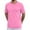 #Hot Pink, variant on DPTALR Men's Solid Color Lightweight Mesh Crew Neck T-Shirt Casual Short Sleeve Top,Navy,Big and Tall Man XL