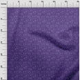 thumbnail image 3 of oneOone Georgette Viscose Violet Fabric Floral Sewing Craft Projects Fabric Prints By Yard 42 Inch Wide, 3 of 5