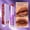 F, variant on KUIZAP Two-tone Lipstick Pearl Matte Moisturizing Moisture Not Easy To Stick Cup Lip Balm Gradient Bite Lip Lipstick(E)
