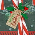 thumbnail image 3 of Evergreen Garden Flag Candy Cane Burlap Double Sided Indoor Outdoor Decor 18" x 12.5", 3 of 4