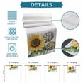 thumbnail image 7 of Hokiten Table Runners 70 Inches Long Dress Scarves, Sunflower Farmhouse Coffee/Dining/Kitchen Table Decor, Holiday Table Runner, Wildflower Garden Motifs Cottagecore Floral 13x70 Inch, 7 of 7