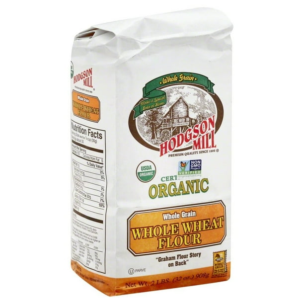 Hodgson Mill Organic Whole Wheat Graham Flour, 2-Pounds - Walmart.com ...