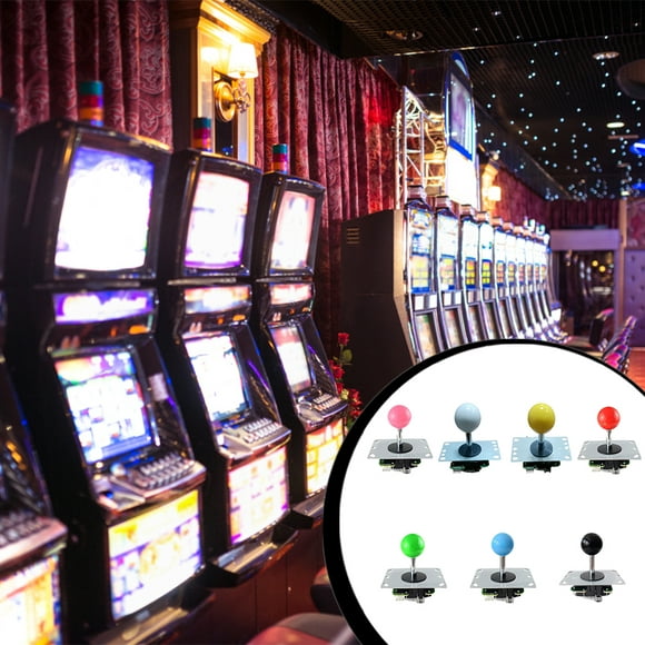 Maoww Rocker Arcade Fittings Machines Vending Games Function Lever Controller Joystick Operation Zero Delay Ball Top Blue
