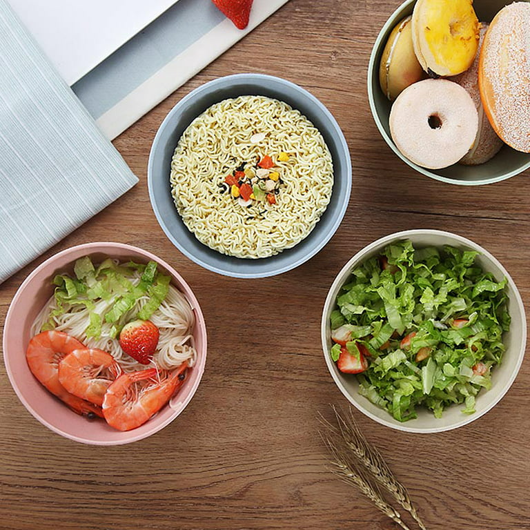 Unbreakable Cereal Bowls 24 OZ Microwave and Dishwasher Safe BPA Free Bowl  Dessert Bowls for Serving Soup, Oatmeal, Pasta and Salad [Set of 6]