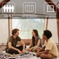 thumbnail image 2 of 5.72m² Inflatable Camping Tent,for 4 Person, Easy Setup 4 Season Windproof Glamping Tent With Mesh Windows & Pump,waterproof Windproof Outdoor Shelter With Uv Protection, For Camping, Beach, 2 of 8