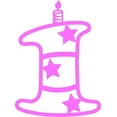 thumbnail image 2 of First Birthday Baby Girl Pink 1st Number One Birthday Party Decoration Wall Art Sticker Vinyl Decals House Wall Decor Removable Sticker Kitchen Wall Design Party Peel and Stick Size (30x15 inch), 2 of 2