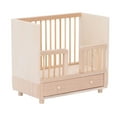 thumbnail image 2 of Cuna para Dormir de Muñecas, 1: 12 de Bosque de Muñeca de Madera Decoración de Cuna para Dormitorio, 2 of 7
