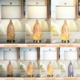 thumbnail image 5 of Cinkeda Cosatal Glass Table Lamps Set of 2 for Living Room Bedroom 3 Way Dimmable Touch Control Bedside Nightstand Lamp with USB A+C Ports AC Outlet Nightlight, 5 of 9