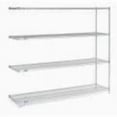 thumbnail image 4 of Nexel 5 Tier Silver Epoxy Wire Shelving Add-On Unit, 60"W x 18"D x 74"H, 4 of 4