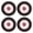 Red[cite: 1], variant on BIMZUC 4Pcs RC Car Tire 1/10 Aluminium Alloy Hub Rubber Wheel Set Replacement Blue[cite: 1], 6.30 inches / 16 cm