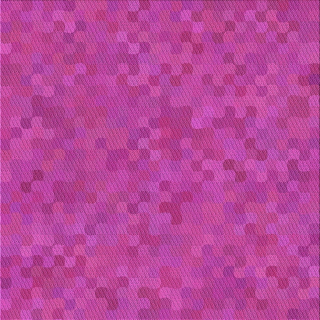 Ahgly Company Machine Washable Indoor Square Transitional Fuchsia or Magenta Purple Area Rugs, 6' Square