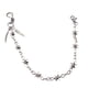 thumbnail image 4 of Cadena de Llavero Hugo Estilo Punk Plata, 4 of 9