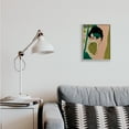 thumbnail image 2 of Stupell Industries Frankenthaler Painter Portrait Abstract Green Shapes Novelty Painting Gray Framed Art Print Wall Art, 11 x 14, 2 of 7