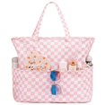thumbnail image 1 of Bolsas impermeables de playa y piscina para mujer y mujer, extragrandes, bolsa de mano para gimnasio con compartimento húmedo para viajes de fin de semana, 1 of 7