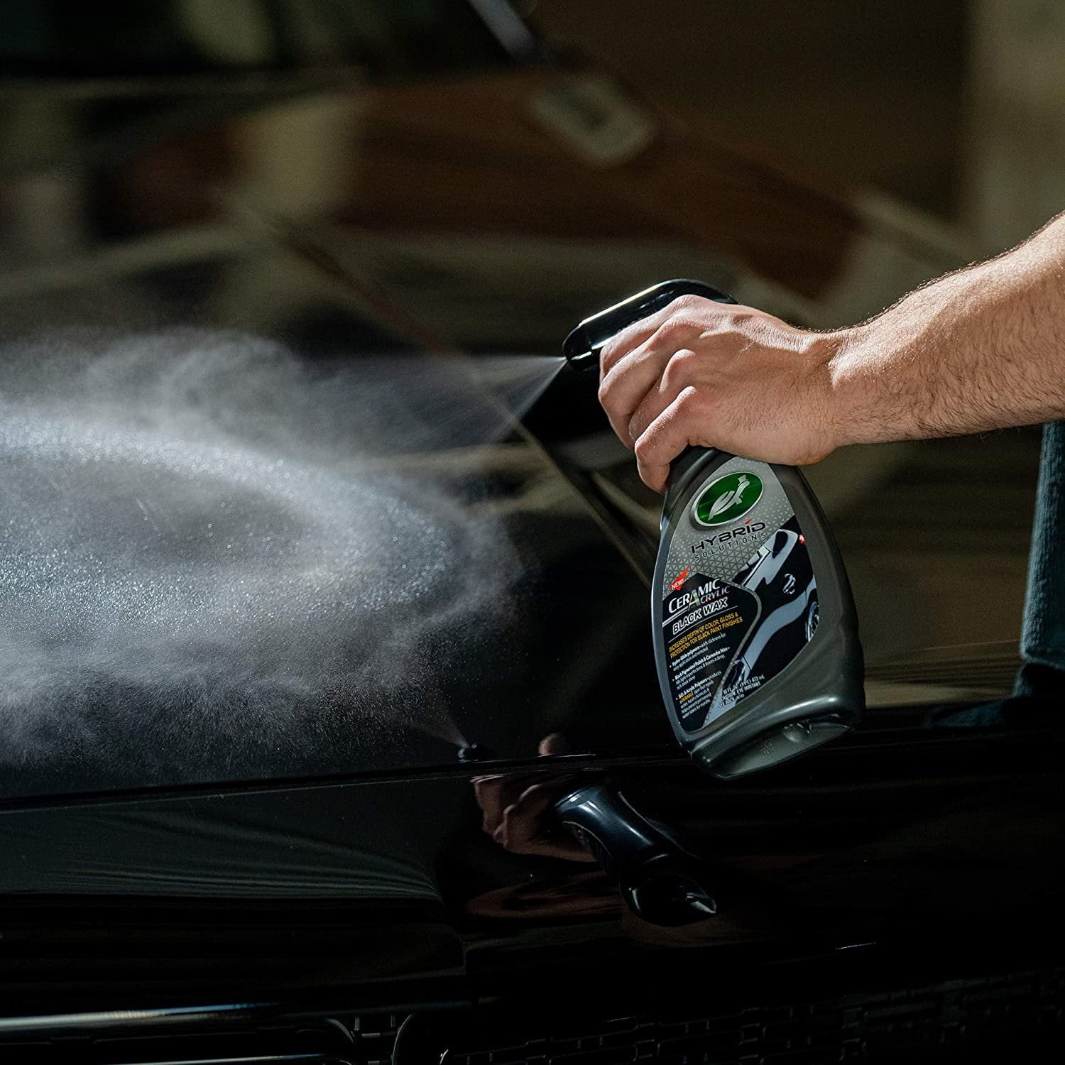 Smalto Per Auto Nere Turtle Wax Hybrid Solutions – Ceramica Acrilica, 500 Ml, Rimuove Graffi E Vortici, Con SiO2 E Cera Carnauba