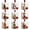 9 PCS-multicolour, variant on Christmas Cash Gift Holder Ornament - Clear Acrylic Money Holder for Cash Gift - Christmas Tree Hanging Ornament Set for Holiday Decor, Stocking Stuffer Gifting