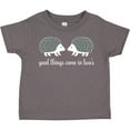 thumbnail image 3 of Inktastic Twin Hedgehogs Baby Gift Boys or Girls Toddler T-Shirt, 3 of 5