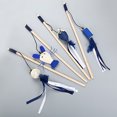 thumbnail image 3 of 2PCS Cat Teaser Bell Paper Tube Mouse Faux Feather Cat Wand Cat Interactive Toy, 3 of 10