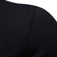 thumbnail image 5 of SWSMCLT Men's Comfy Shirt Fashion Blouse Cotton Pull On Casual Notch Neck Short Sleeve Tee Fall Spring Regular Fit Black Medium, 5 of 5