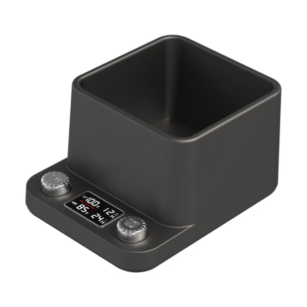 Calentador de masa madre Confiable Se adapta a frascos de hasta 50 oz Compacto 70-104 degreeF Agua Negro