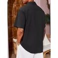 thumbnail image 2 of Playa De Guayabera Cubana Camisas Casual De Lino Para Hombre, 2 of 7