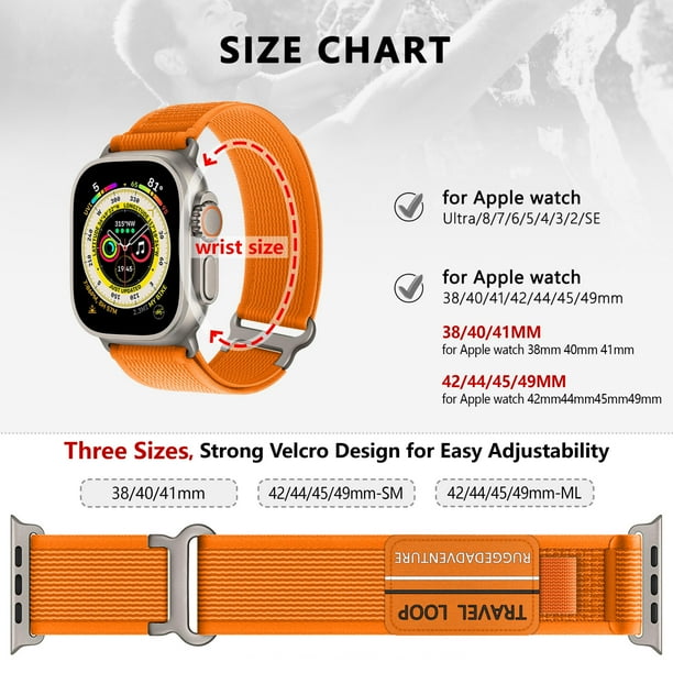 Apple watch 44mm wrist size sale
