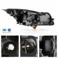thumbnail image 2 of AKKON - For 2011-2013 Buick Regal Halogen Model Upgrade LED DRL Projector Headlights in Pair Chrome Housing, 2 of 6