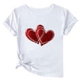 thumbnail image 1 of Camisetas de Manga Corta para Mujeres, Camiseta de Cuello Redondo Impresa de Moda, Primavera Y Verano Casual, 1 of 1
