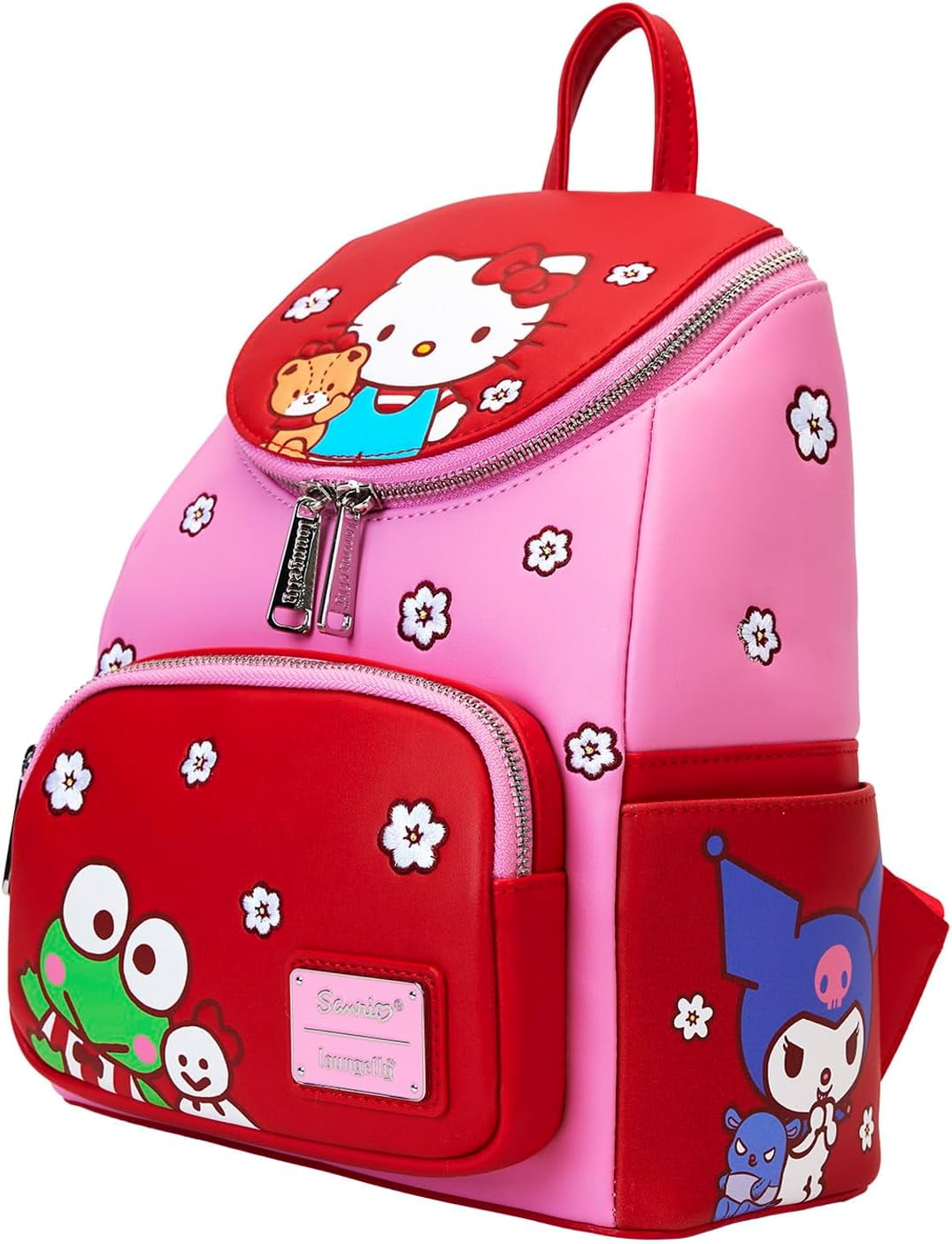 Loungefly Sanrio Hello Kitty & Friends Pink Mini Faux Leather Shell Backpack