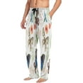 thumbnail image 4 of Butterflies Flowers Men's Pajama Pants Lightweight Sleepwear Bottom Lounge Pants, 4 of 6