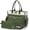 Beige&Army Green, variant on 2PCS Women's Large Canvas Tote Bag Set, Multi-Pocket Laptop Shoulder & Crossbody Bag with Zipper and Pouch for Work, Teacher, College, Travel