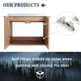 thumbnail image 4 of 48-Inch, Double Door Storage - Metal Handles for Long Service - Bathroom Storage - Keep Items Secure and Accessible, 4 of 7