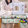 thumbnail image 4 of HELLHERO Rose Sewing Machine Mat Durable Dustproof Mat Removable Storage Bag Fabric Polyester, Christmas, 4 of 5