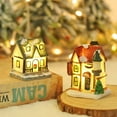thumbnail image 5 of Christmas Village Sets, Resin Christmas Ornament with LED Light Christmas Village Houses, Christmas Home Decor Collectible Buildings Gift for Kids (1 PCS ), 5 of 9