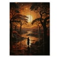 thumbnail image 3 of Designart "African Savannah Charm III" African Print on Natural Pine Wood, 3 of 5