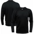 thumbnail image 3 of RapDom Rapid Cool Performance Breathable Crew Mens Tee [Long Sleeve - Black - XL], 3 of 5