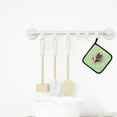 thumbnail image 3 of Bouvier des Flandres Green Flowers Pair of Pot Holders, 3 of 4