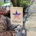 thumbnail image 5 of Small Patriotic Burlap Garden Flag - 12" x 18", 4th of July, USA, Christmas, President's Day, Memorial Day, 5 of 7