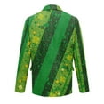 thumbnail image 5 of Mens Corduroy Vintage Blazer Valentines Day Love Two Button Jacket Notch Lapel Love Heart Print Suit Jacket with Pockets Stylish Casual Lightweight Valentines Day Blazers Suit Jacket,Deep Green 3XL, 5 of 6