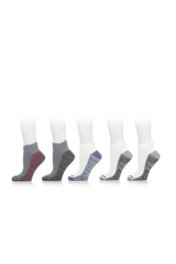 5 Pack Men's Cooling Quarter Socks White Multi, size M (6-12)