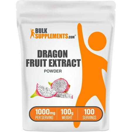 BulkSupplements Dragon Fruit Extract Powder - 1g per Serving - 100 Grams (3.5 oz) - 100 Servings